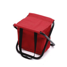 Outdoor Portable Folding Cooler Pack Chair Portable Backpack Chair Practical Large Capacity Camping Folding Chair Fishing Stool Bag